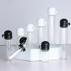 ขวดเซรั่มเปล่าขนาดเล็ก2มล. 3มล. 5มล. ใสก้นกลมขวดเล็กพร้อมฝาเปิดง่าย - Product Image 1