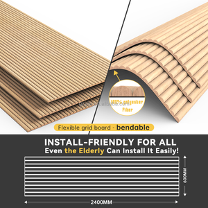 12 מ "מ עבה למחצה גמיש פורניר עץ אלון טבעי בצפיפות בינונית בצפיפות בינונית עבור ריהוט ארון קיר אי - Product Image 2