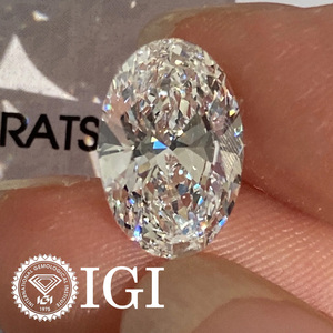 JINAO <strong>Loose</strong> Lab Grown <strong>Diamond</strong> CVD VS1 D Color IGI Certified <strong>Excellent</strong> 1ct 2ct Oval Cut Wholesale IGI CVD HPHT <strong>Diamond</strong> - Product Image 1