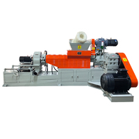 Granulateur d'extrusion à refroidissement par air EVA 75L, production élevée 500-550 kg/h, machine de pelletisation à vis simple, certifiée CE ISO