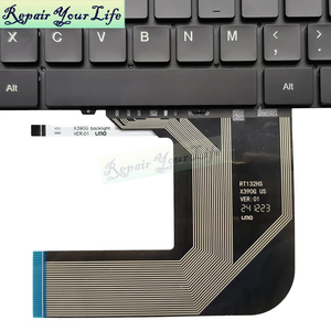 Teclado Retroiluminado en Inglés (EE. UU.) para Laptop <span class=keywords><strong>BMAX</strong></span> MaxBook <span class=keywords><strong>Y13</strong></span> 13.3 MB30010010 XK-HS205 RT132HS X390G, Nuevo, Color Negro - Product Image 4