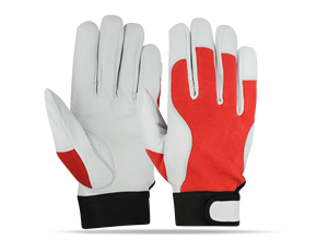 Gants de travail mécaniciens KOKAL SAFETY en cuir de chèvre, durables, antidérapants et anti-coupures - Product Image 4