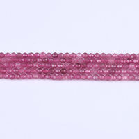 Perles de pierre naturelle facettées de 3 mm pour la fabrication de bijoux