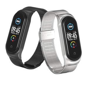 Correa de Reloj Inteligente de Acero Inoxidable Mijobs en Oferta para Xiaomi <span class=keywords><strong>Mi</strong></span> <span class=keywords><strong>Band</strong></span> 6 5 4 <span class=keywords><strong>3</strong></span>, Brazalete <span class=keywords><strong>Amazfit</strong></span> <span class=keywords><strong>Band</strong></span> 5 - Product Image 1