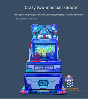 Machine de jeu d'arcade 2026 IFD Crazy Ball3 Shoot Ball avec accepteur de billets, version anglaise, pour plus de 6 ans, garantie 1 an