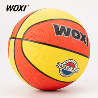 Ballon de basket en caoutchouc souple de taille personnalisée 3 4 5, ballon de basket en caoutchouc souple de sécurité