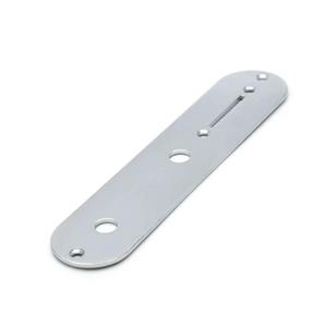 Piastra di controllo in acciaio da 34 mm con slot per interruttore dritto per <span class=keywords><strong>chitarra</strong></span> <span class=keywords><strong>Telecaster</strong></span>, accessorio di ricambio in metallo per pannello di controllo stile Tele - Product Image 2