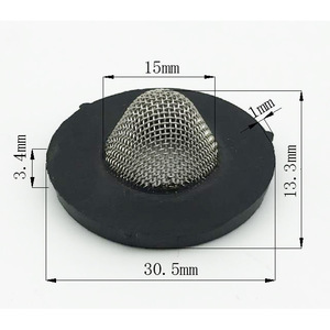 ตัวกรองสแตนเลสแบบออโตโนมี ขนาด 30.5 มม. พร้อมซีลโอริงเคลือบซิลิโคน - Product Image 1
