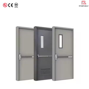 Porta Tagliafuoco Commerciale per Ospedali dal Design Moderno, in Acciaio Zincato, Resistenza al Fuoco 120 Minuti, Porta Metallica Interna Ignifuga - Product Image 2