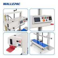 Scelleuse verticale industrielle continue FR1300V pour sacs plastiques/feuilles, mini-sacoches, machine de thermoscellage automatique pour canettes de boissons