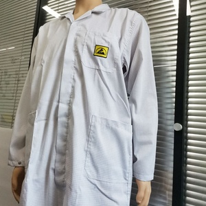 Vêtements de salle blanche Leenol, antistatiques, en coton TC, blouse de laboratoire antistatique, vêtements de salle blanche, vêtements de sécurité, veste de travail ESD - Product Image 6