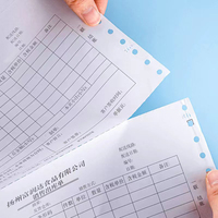 Vente en gros de papier autocopiant personnalisé Papier d'inscription pour ordinateur 11 "X 241 mm (9.5") Papier d'ordinateur continu