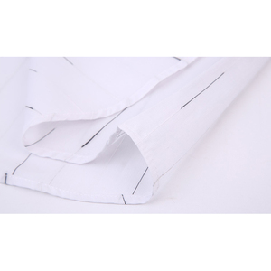 Fabricación de moda de los hombres 100% algodón <span class=keywords><strong>rayas</strong></span> blanco y negro <span class=keywords><strong>camisa</strong></span> de manga larga casual - Product Image 6