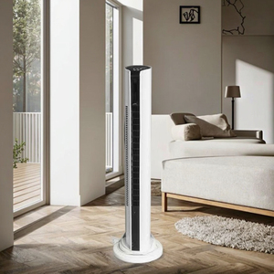 <span class=keywords><strong>Ventilador</strong></span> <span class=keywords><strong>de</strong></span> Torre eléctrico <span class=keywords><strong>de</strong></span> modo Natural nocturno silencioso, 8H temporizador <span class=keywords><strong>de</strong></span> 3 velocidades, <span class=keywords><strong>ventilador</strong></span> <span class=keywords><strong>de</strong></span> Pedestal sin aspas con Control remoto para uso en exteriores, dormitorio - Product Image 5