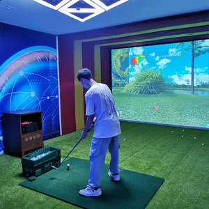 Oculeap 2024 High Quality New Indoor Business and Golf Club Training Center Popular AR Golf Simulator