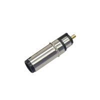 ZX Venta Directa de Fábrica 7406DC 27.0 Conector DC de Níquel Plateado con Goma Negra PBT y Cobre Ecológico, Pin Central Chapado en Oro