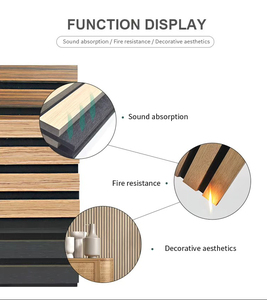 Panneau mural WPC 3D incurvé <span class=keywords><strong>en</strong></span> <span class=keywords><strong>bois</strong></span> plaqué, directement de l'usine, pour la décoration intérieure des maisons et des hôtels - Product Image 5