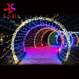 <span class=keywords><strong>2025</strong></span> Tùy Chỉnh Thương Mại Ngoài Trời Phong Cách Mô Hình Đèn Lãng Mạn Trang Trí Đường Hầm Vòm Cửa Motif <span class=keywords><strong>LED</strong></span> Ánh Sáng Đường Phố - Product Image 2