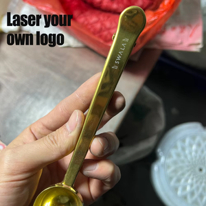 Color personalizado 5g <span class=keywords><strong>12g</strong></span> Cuchara medidora Cuchara de acero inoxidable con bolsa Clip medidor Cuchara de sal - Product Image 6