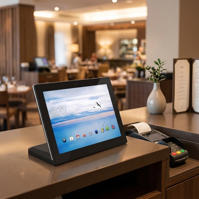 Hot Selling 10.1 Inch L-Shaped Android 11 Tablet Processor IPS Capacitive Touch Screen Self Service