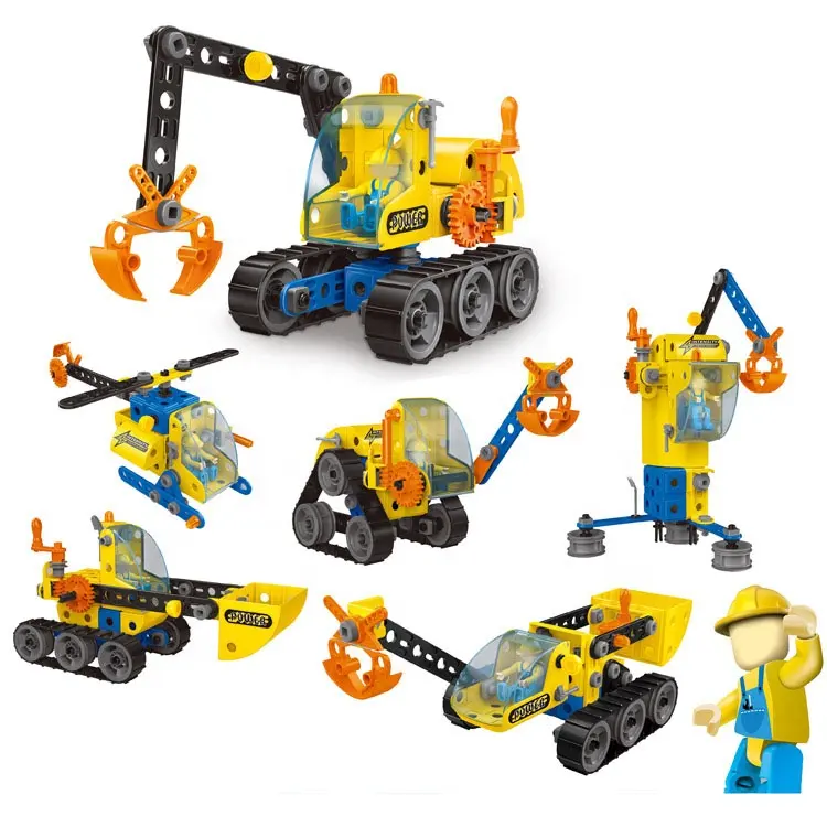 Build And Play Uit Elkaar Halen Engineering Diy Building Kit Set Steel Educatief Speelgoed Voor Kinderen