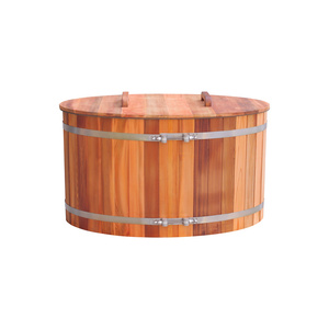 Vapasauna Moderne Extérieure pour Bain Froid en Cèdre Rouge Écologique Autoportante Installation Facile <span class=keywords><strong>Spa</strong></span> Bain de Glace XL Intérieur - Product Image 3