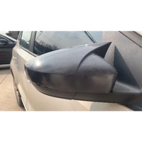 Coques de rétroviseurs en ABS noir, coques de rétroviseurs en ABS noir brillant, protections de rétroviseurs en ABS noir pour Volkswagen Polo 2014 2015 2016 2017 2018