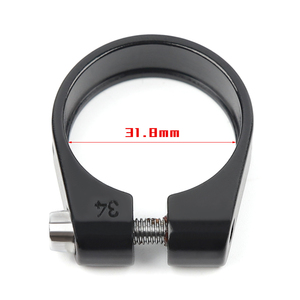 Liberação rápida Bicicleta Selim Braçadeira para Mountain <span class=keywords><strong>MTB</strong></span> BMX Road Bikes 31.8mm 6NM Liga Ajustável Braçadeira De Alumínio - Product Image 3