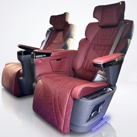 Asientos Premium Personalizados para Furgonetas Eléctricas de Negocios, MPV, Cuero Nappa Suave, Cómodos, con Ventilación, Calefacción y Masaje, Accesorios Interiores