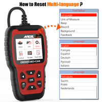 Diagnostic Tools ANCEL AS500 Auto Scanner OBD2 Code Reader Check Engine Light Car Diagnostic Automotive Tools OBD2 Scanner