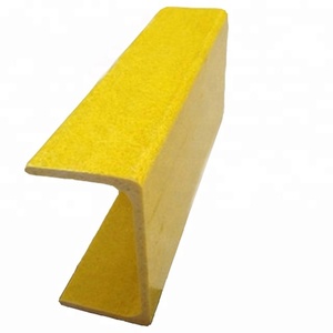 High Strength FRP C Channel Beam Pultrusion Technique Custom Shape Factory-Sourced Smooth <strong>Fiberglass</strong> <strong>Product</strong> - Product Image 1