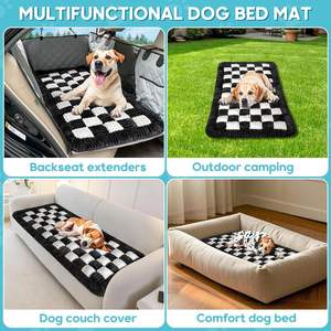 Pet Car <span class=keywords><strong>Bed</strong></span> Rutsch feste Rücksitz Extender Pet Blanket Plaid Hunde bett für SUVs Limousine & Trucks Rücksitz Pet <span class=keywords><strong>Bed</strong></span> Mat - Product Image 6