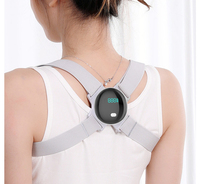 Correcteur de posture intelligent portable à écran LCD, ceinture de soutien électrique pour le haut du dos avec rappel par vibration, CE/ISO