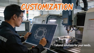 Servicios de Mecanizado CNC Personalizados para Piezas Metálicas de Acero Inoxidable, Diseño Gratuito, Entrega Rápida, Componentes No Estándar Basados en <span class=keywords><strong>Dibujos</strong></span> - Product Image 4