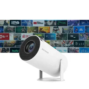 Nuevo proyector de cine en casa Hy300 Full Hd barato y caliente, teléfono inalámbrico Android inteligente, proyector portátil Mini 4K Projetor