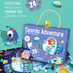 Giocattolo <span class=keywords><strong>Puzzle</strong></span> per Asilo, Regalo per la Festa dei Bambini, Scatola Colorata Portatile - Product Image 4
