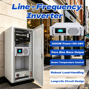 <span class=keywords><strong>Onduleur</strong></span> à onde sinusoïdale pure DC-AC 1KW/DC48V à fréquence de ligne, à longue autonomie, pour pompes, supermarchés, écoles, chantiers, avec fréquence réglable 50/60Hz - Product Image 1