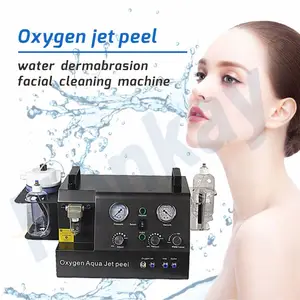 Portable 2 en 1 visage peau propre oxygène visage hydro micro dermabrasion machine