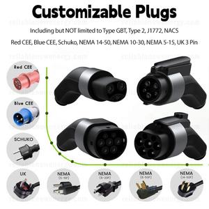 US EVSE Staria Santa Fe Palisade Nexo Avante Tucson FCEV pour Hyundai Ioniq 6 <span class=keywords><strong>Kona</strong></span> Electric Hybrid EV Chargeur avec WIFI App RFID - Product Image 5