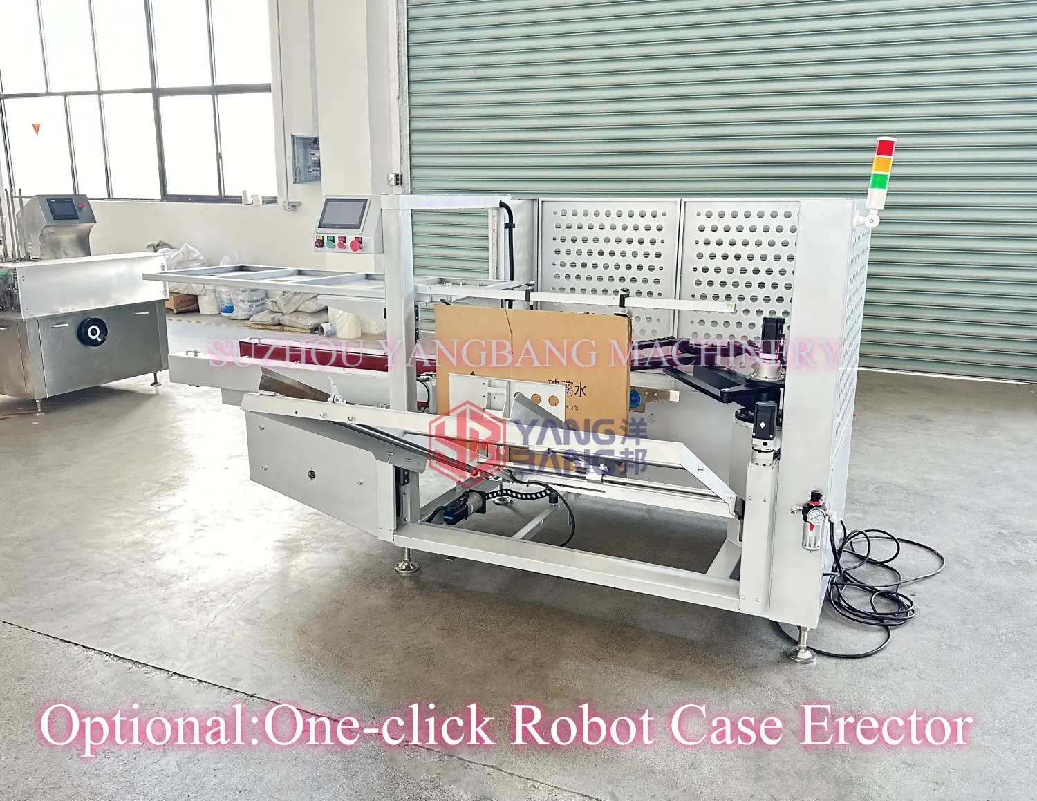 Automatische Case Packer Carton Verpakking Productielijn Auto Case Erector Automatische Flappen Vouwen Carton Sealer