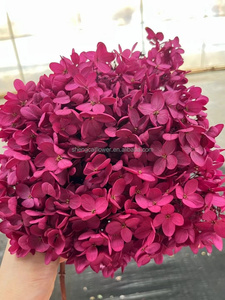 Custom Deep porpora rosa naturale orchidea ortensia palla fiore decorazione di nozze forniture per centrotavola floreale per la tavola - Product Image 2