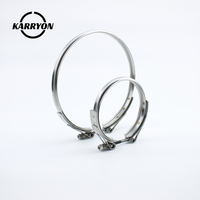 Nouvelle pince de serrage en V 3595763 pour boîtier de turbine de turbocompresseur, compatible avec le kit de réparation de turbocompresseur Cummins Holset