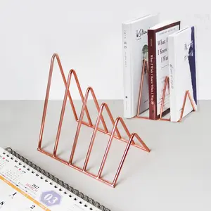 北欧桌面储物架杂志和期刊可拆卸创意简单三角形储物架