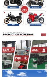 Batería de Litio LIYON LP5 para Vehículos, Batería LP5 LP7 LP12 LP16 para Vehículos de Dos y Tres Ruedas, UTV, ATV - Product Image 4