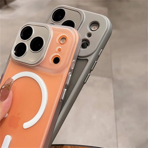 เคสโทรศัพท์แม่เหล็กแบบด้านสองสีรุ่นใหม่สำหรับ iPhone 17 16 15 14 Plus 13 12 11 Pro Max  แบบโปร่งแสง ป้องกันแรงกระแทก  ฝาหลังแข็ง - Product Image 3