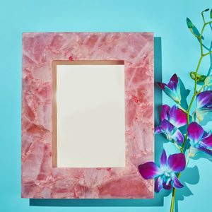 Cadre photo de chambre à coucher pour la décoration intérieure Cadre photo en résine fait à la main de haute qualité Cadre photo en marbre unique pour salon - Product Image 4