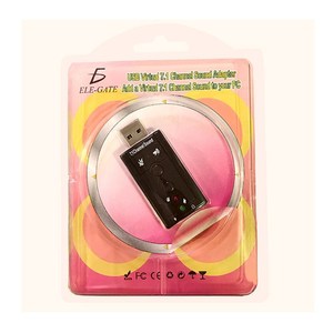 Tarjeta de sonido USB externa de 7.1 canales con control de volumen para computadora portátil y de escritorio - Product Image 4