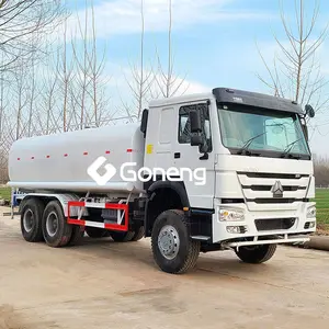 15000 Liter Wasser Bowser LKW Sino truck Howo Edelstahl 5000 Gallonen Wassertank LKW verwendet