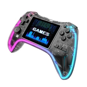 B2B P6 Transparent RGB <b>Mini</b> Handheld Retro Gaming Player Portable 3 Inch LCD Display Built In 620 Video Arcade Child Present - Product Image 1