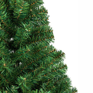 PVC Artificial Evergreen <b>Tied</b> Christmas <b>Tree</b>, Standing Indoor Decor for Mall Window, Hotel Lobby, Home & Office - Product Image 2